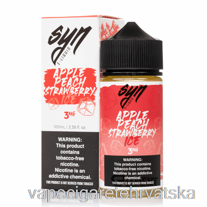 Vape Cigarete Led Jabuka Breskva Jagoda - Sin Tekućine - 100ml 6mg